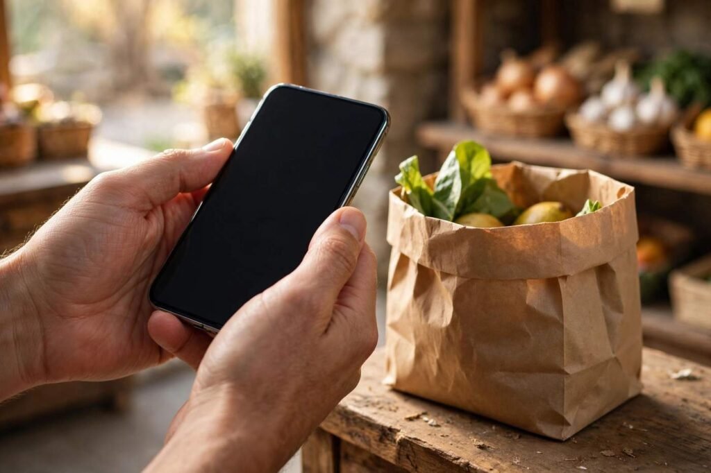 Checking Rashan Card status on a mobile phone